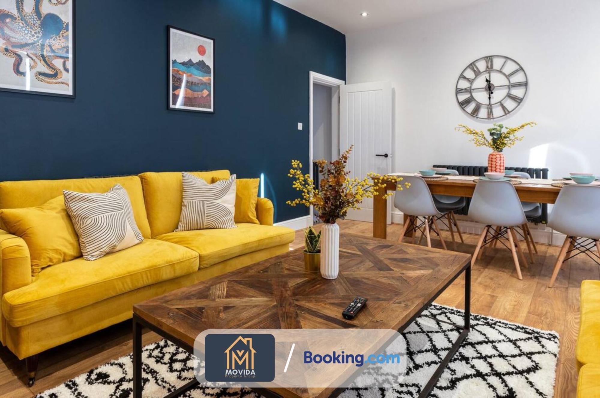 Central Elegant Three Bed Duplex By Movida Property Group Short Lets & Serviced Accommodation Harrogate Exteriér fotografie